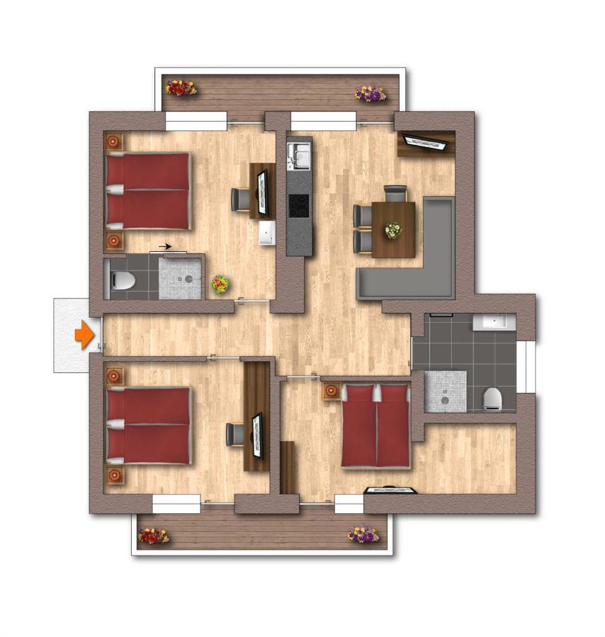 Alma Appartements Mayrhofen Luaran gambar